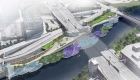 Chicago Riverwalk proposal, courtesy of Ross Barney Architects